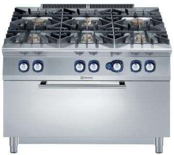 Electrolux 391015 6 Burner Gas Range on Large Static Gas Oven