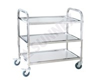 Stainless Service Trolley 3 Tier