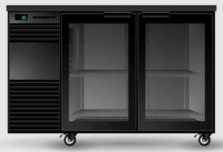 Skope BackBar 2 Glass Swing Door Chiller