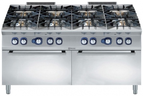 Electrolux 391017 8 Burner Gas Range on 2 Static Gas Ovens