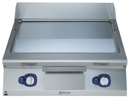 Electrolux 391054 Gas Frytop Smooth Sloped Chromium Plated 800mm