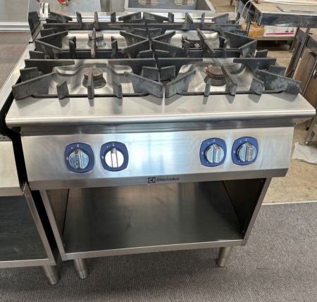 Electrolux 900XP 4 Burner Gas Cook Top on Open Cabinet Base POA