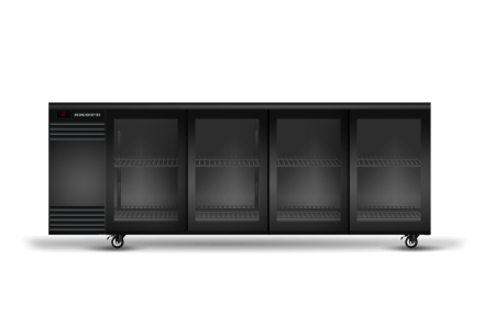 Skope Back Bar 4 Glass Sliding Door Chiller