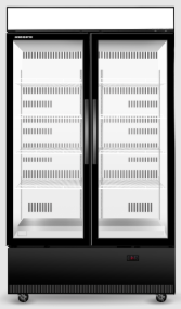 Skope EziCore BCE1200N Double Glass Door Fridge
