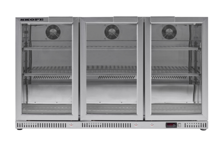 Skope Ascend BC.3.GSW 3 Glass Door Bar Cooler