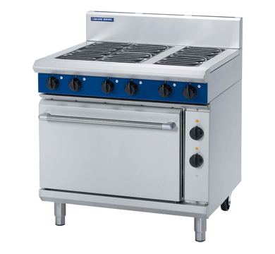 Blue Seal E506D 6 Open Hob Electric Range on Static Electric Oven