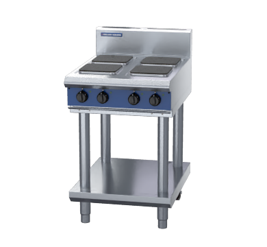 Blue Seal E514S-LS 4 Hob Electric Cooktop on Leg Stand, sealed hobs
