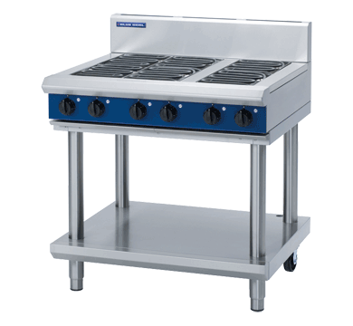 Blue Seal E516D-LS 6 Hob Electric Cooktop on Leg Stand