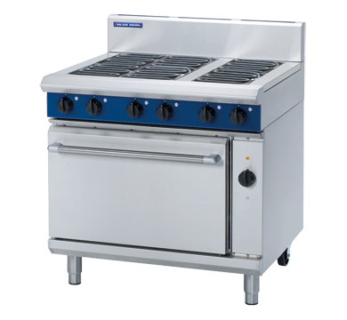 Blue Seal E56D 6 Hob Electric Range on Electric Convection Oven