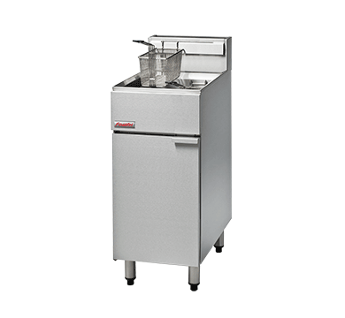 FastFri FF18 Single Pan Gas Fryer- 400mm