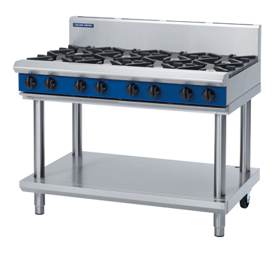 Blue Seal G518D-LS 8 Burner Gas Cook top - Leg stand