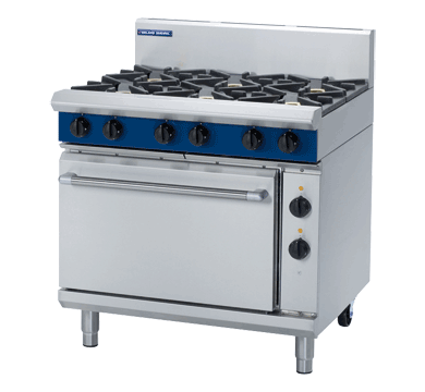 Blue Seal GE506D 6 Burner Gas Range on Static Electric Oven