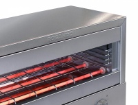 Roband Grill Max Toaster GMX810G Stainless Steel Body with Glass Element 8 Slice Capacity