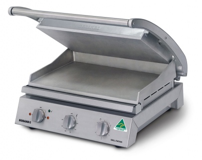 Roband Grill Station GSA815S with Smooth Plates 8 Slice Capacity