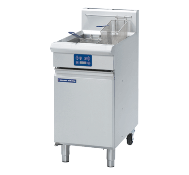 Blue Seal GT45E Single Pan 2 Basket Gas Fryer with Product Timers