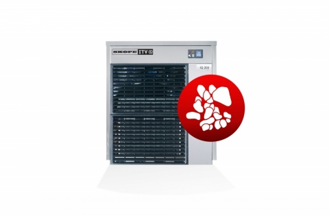 ITV Ice Queen IQ200 R290 Modular Granular Ice Maker