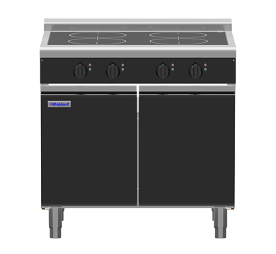 Waldorf Bold INLB8400E-CD 4 Zone Electric Induction Cooktop on Cabinet Base