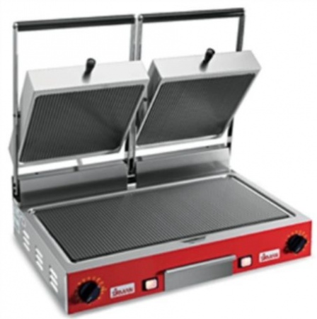 Sirman PD V Twin Ceramic Glass Contact Grill Ribbed Top & Bottom