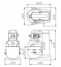 ProMix PM-12 Planetary Mixer, 12qt/11.36 litre