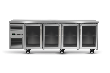 Skope Reflex RF7.UBR.4.GD 4 Glass Door Counter Chiller