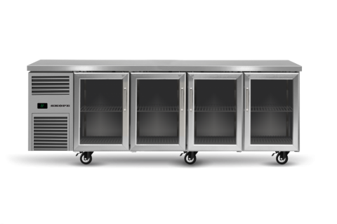 Skope Reflex RF7.UBR.4.GD 4 Glass Door Counter Chiller