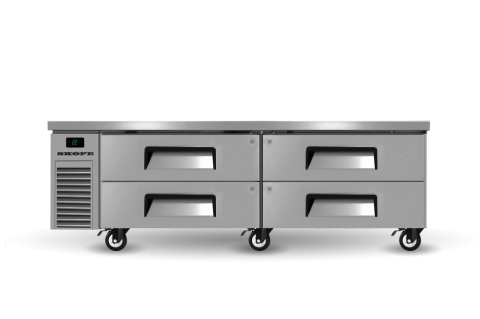 Skope Reflex RF8.CBR.2.D4 4 Drawer ChefBase GN2/1 Fridge