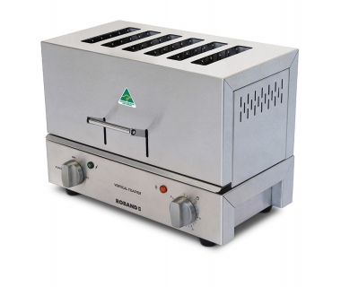Roband Vertical Toaster TC66 Stainless Steel with 6 Slice Capacity