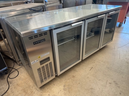 Used Skope Centaur BC180GC 3 Glass Door Under Counter Fridge  - POA