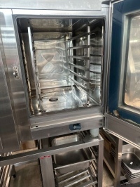 Rational CM61, Electric 6 Tray Combi Oven with stand and extraction hood -POA