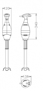 Electrolux Bermixer 653mm